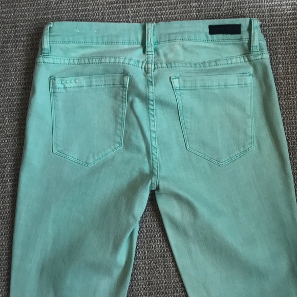 Blank NYC mint green skinny jeans sz 27 - Picture 3 of 6